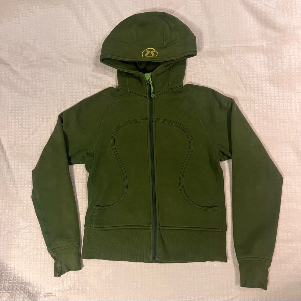 Lululemon Green Scuba hoodie size 8